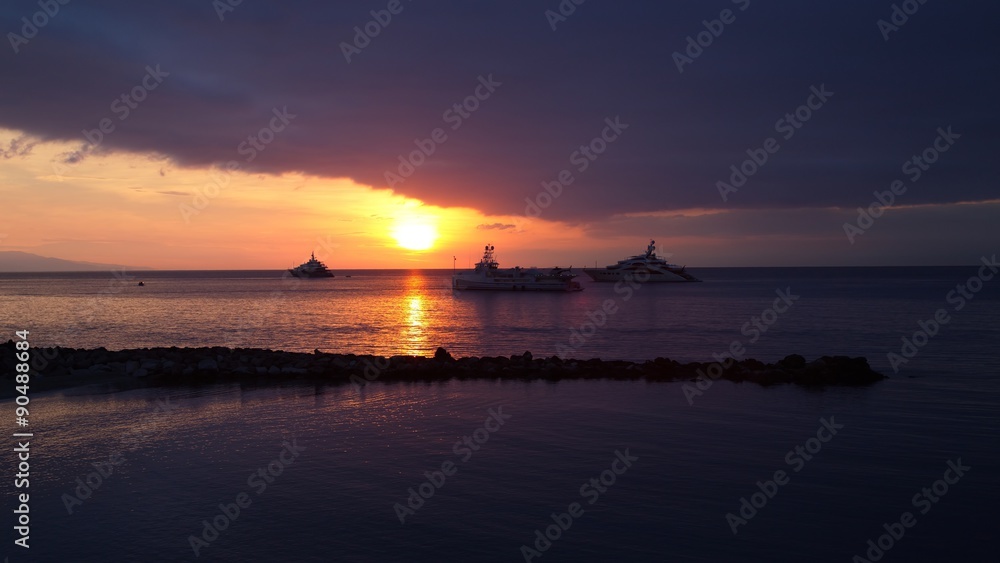 Sunrise in Antibes