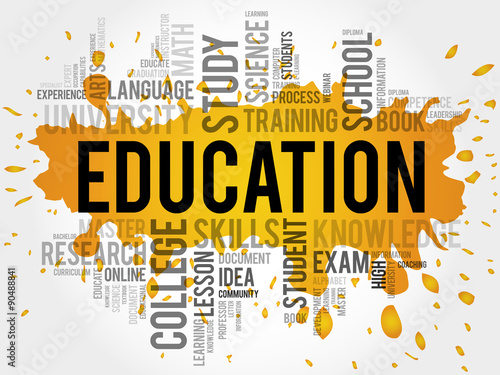 Education word cloud concept