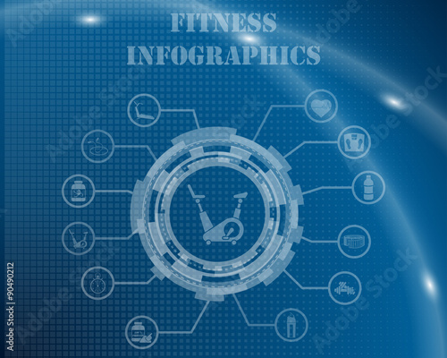 Fitness Infographic Template