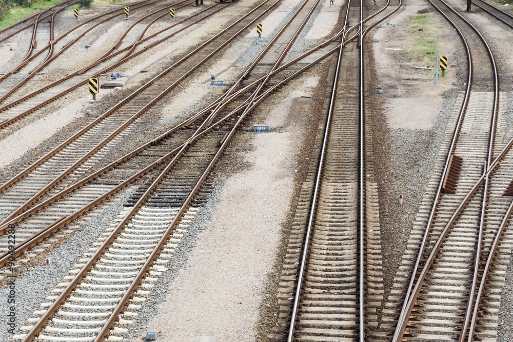 Fototapeta premium Gleisanlage