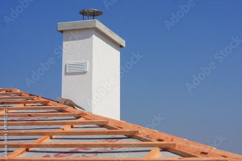 Wallpaper Mural white chimney Torontodigital.ca