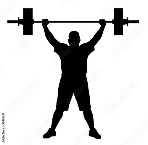 Weight lifter athlete