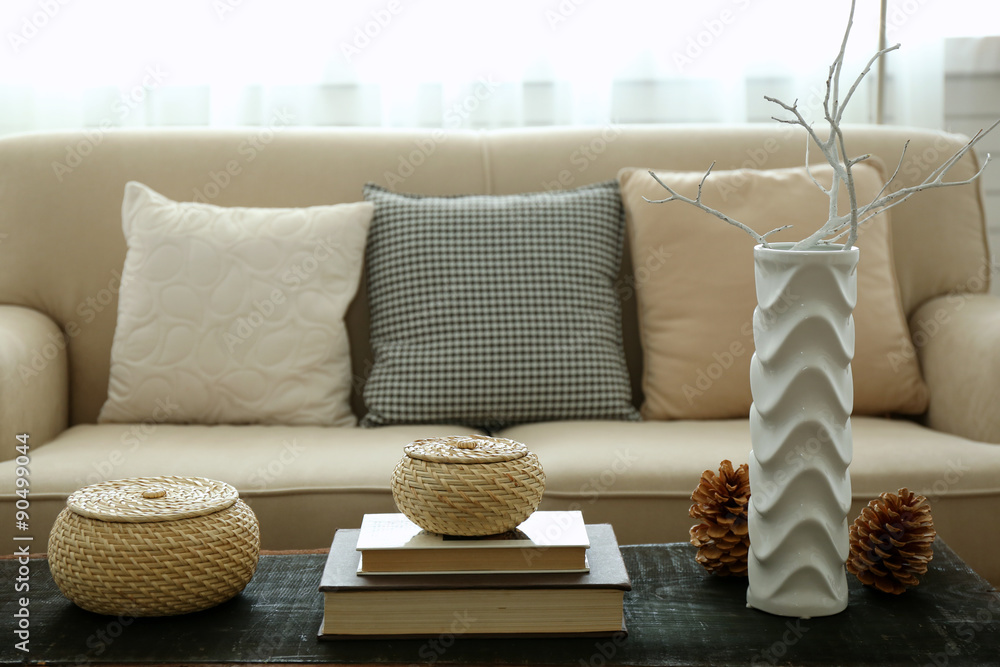 Modern living room interior Modern living room interior