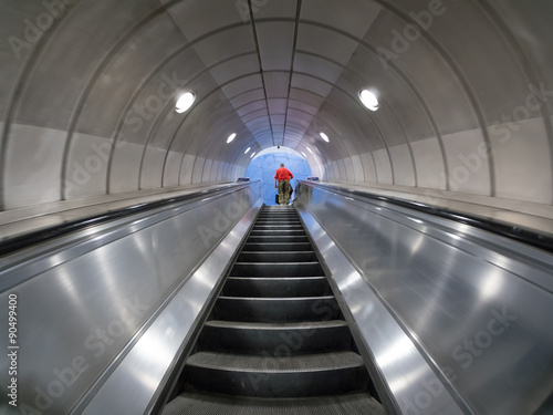 London subway escalators