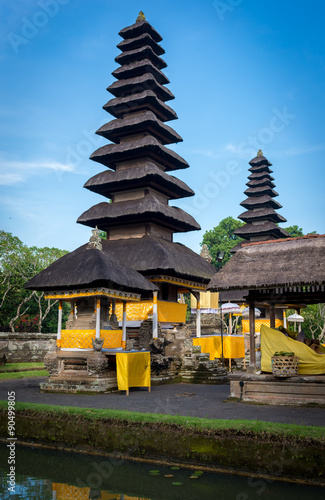 Iconic royal Temple builing in Bali Indonesia