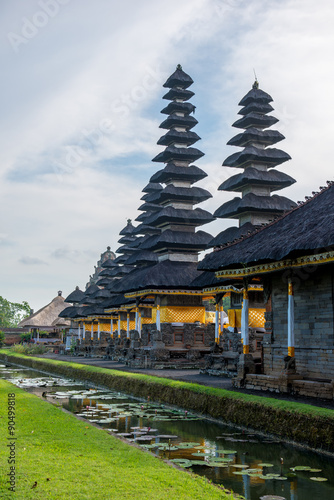 Iconic royal Temple builing in Bali Indonesia