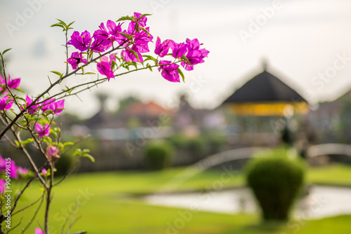 Iconic royal Temple builing in Bali Indonesia