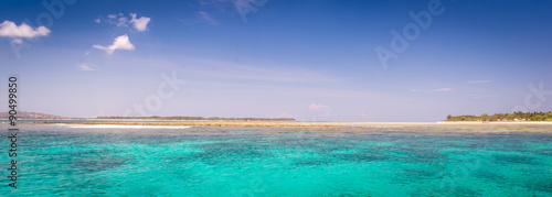 Landscape view Gili Air & Gili Trawagan