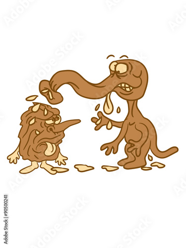 Wallpaper Mural Friends eigeschleimt disgusting disgusting slime dripping snot boogers Torontodigital.ca