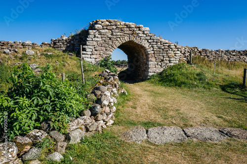 
Graborg - the largest ancient fortification on Swedish Baltic Sea island Oland. The oldest parts date back to 6th century. photo