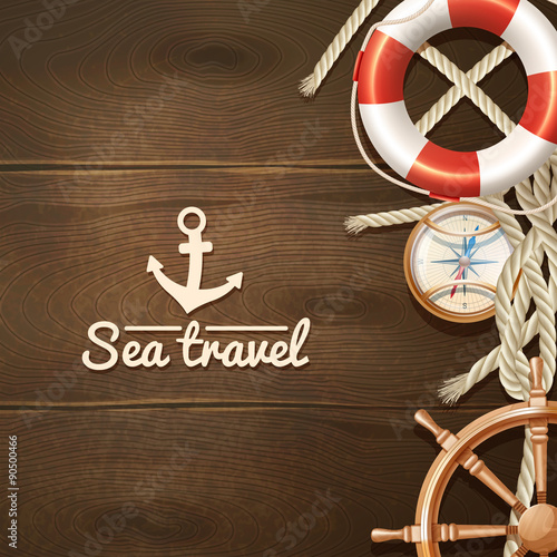 Sea Travel Background 