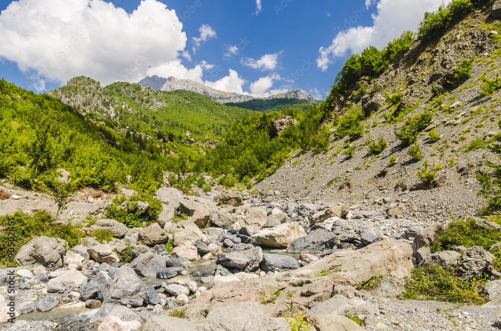 View of Albanian Alps