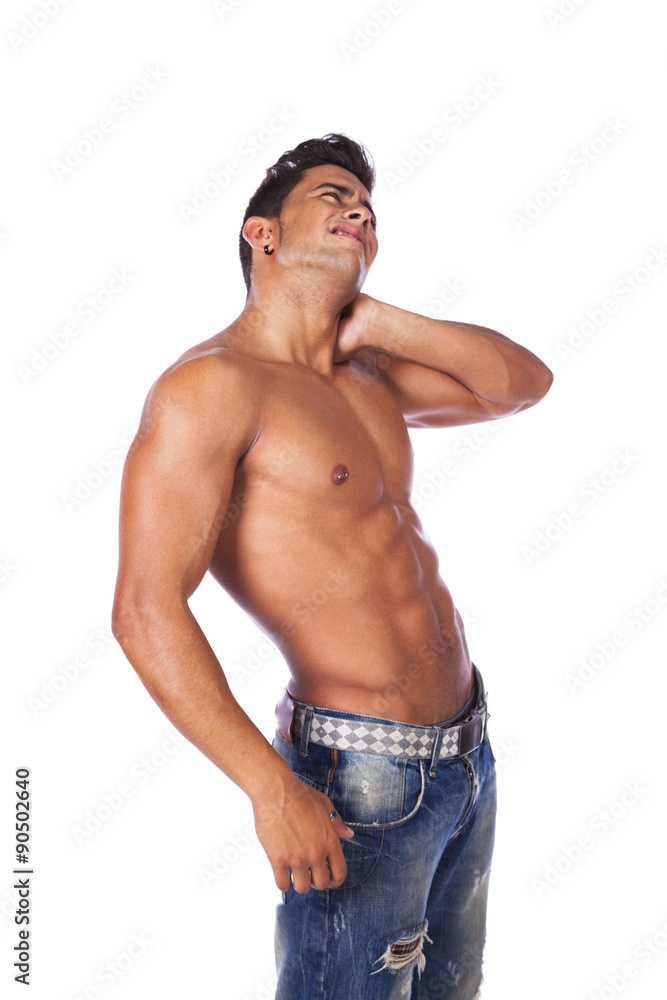 Fototapeta premium Back and neck muscle pain