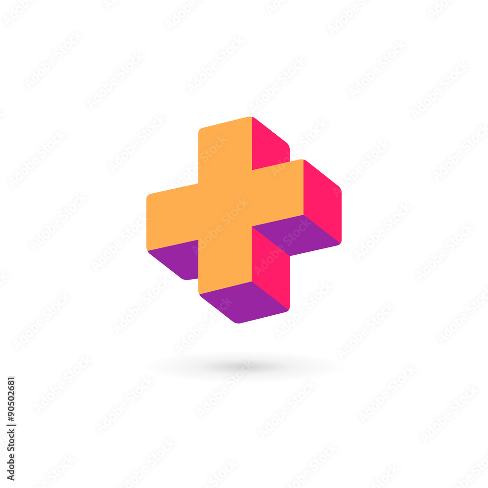 Cross plus medical logo icon design template elements Stock Vector ...