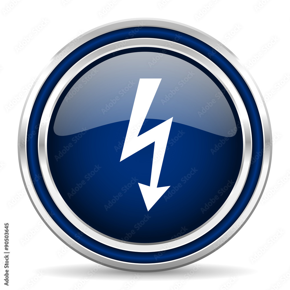 bolt blue glossy web icon bolt blue glossy web icon