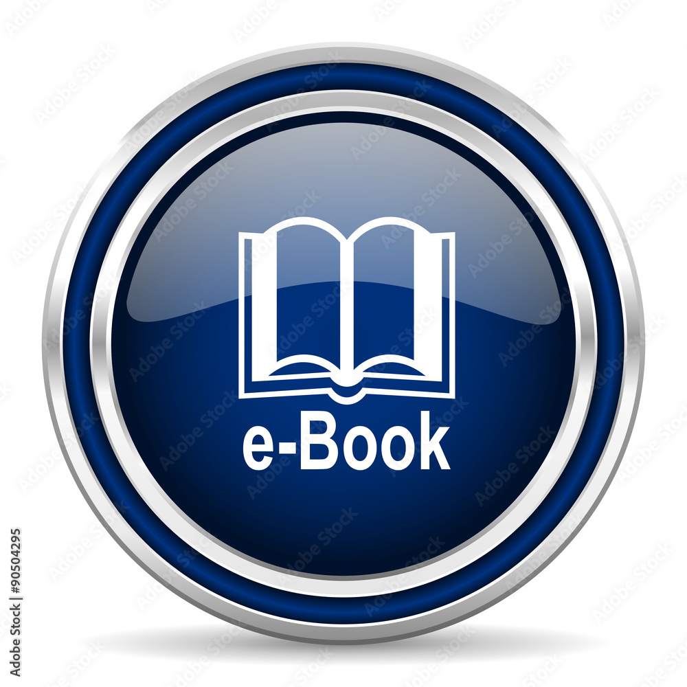 book blue glossy web icon book blue glossy web icon