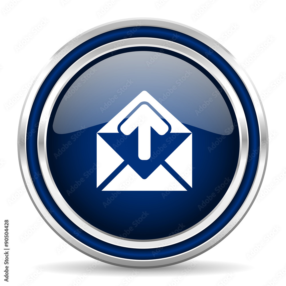 email blue glossy web icon email blue glossy web icon