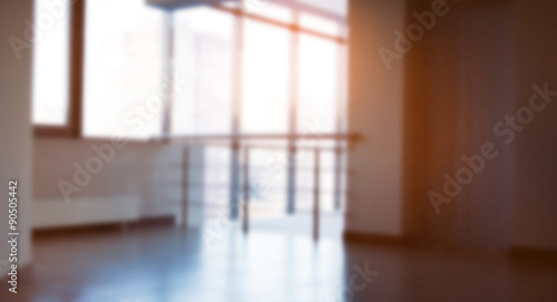 Photography Glass wall in the office building