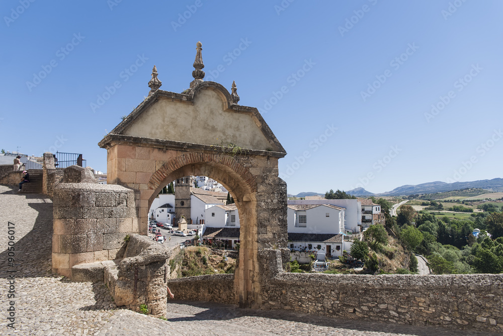 Obraz premium Ronda ciudad monumental de Málaga, Andalucía