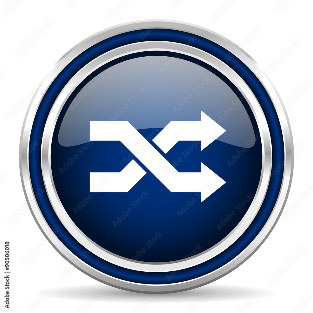 aleatory blue glossy web icon aleatory blue glossy web icon