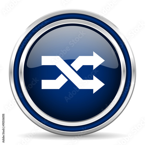 Free Download aleatory blue glossy web icon - GFXLoad