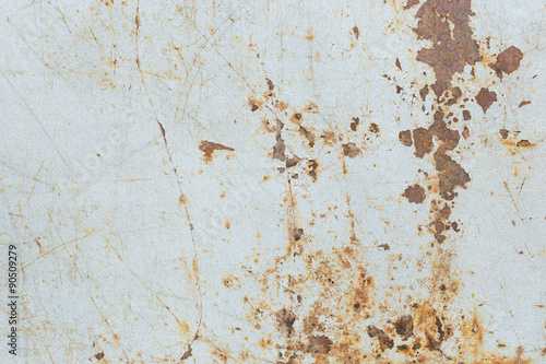Rust texture as metal plate background.