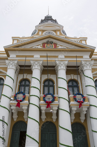 Colonial architecture, the Government Palace of Bolivia photo