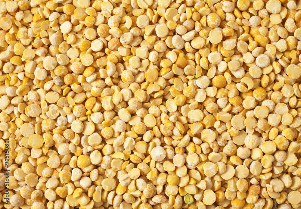 background of yellow split peas background of yellow split peas