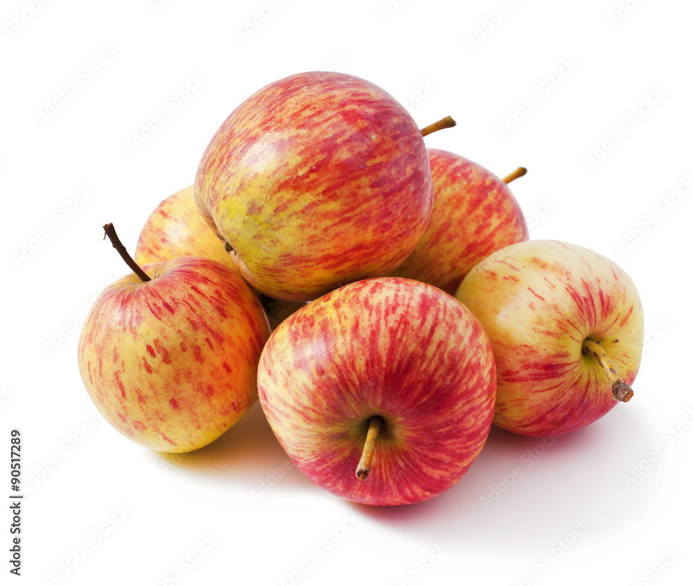 fresh red apples isolated on white background fresh red apples isolated on white background