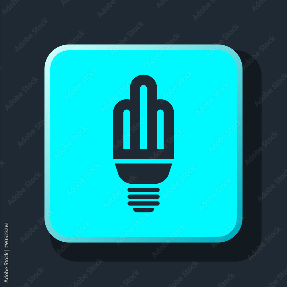 energy-saving light bulb icon energy-saving light bulb icon