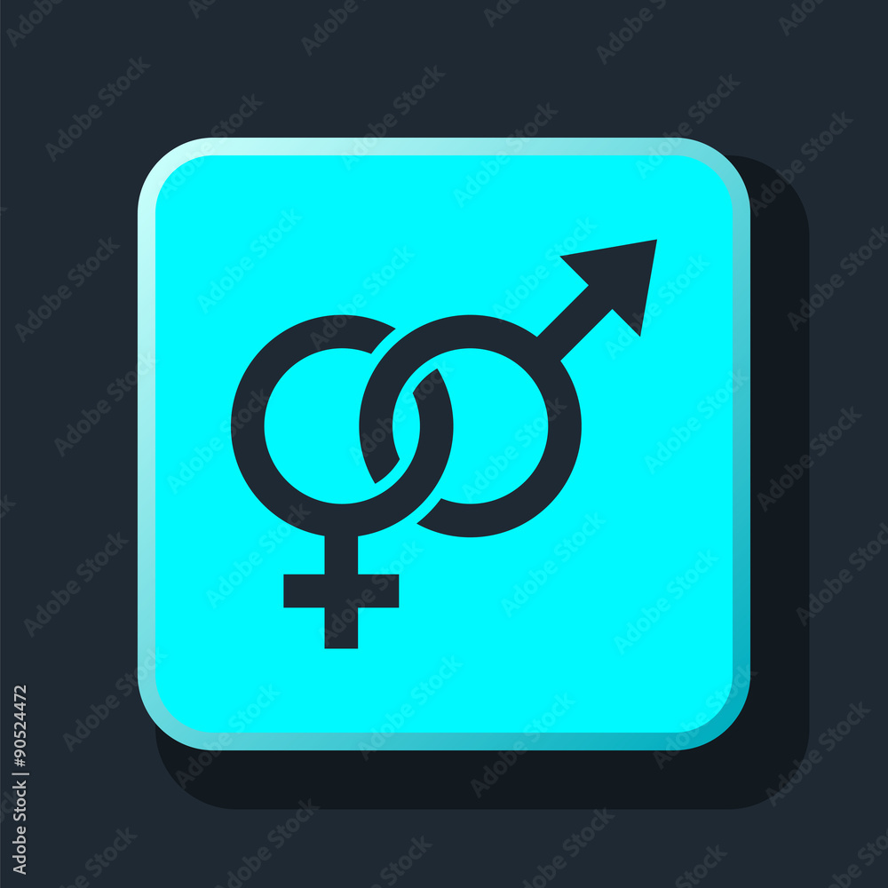 icon man and woman sign icon man and woman sign