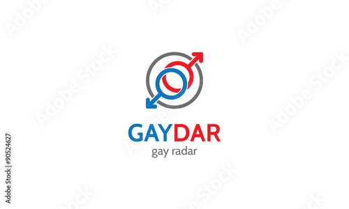 Fun logo concept "Gay Radar"