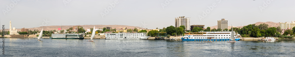 panoramic Nile shore