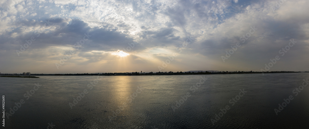 Nile sun set