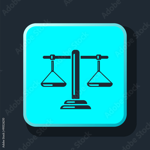 retro weight icon