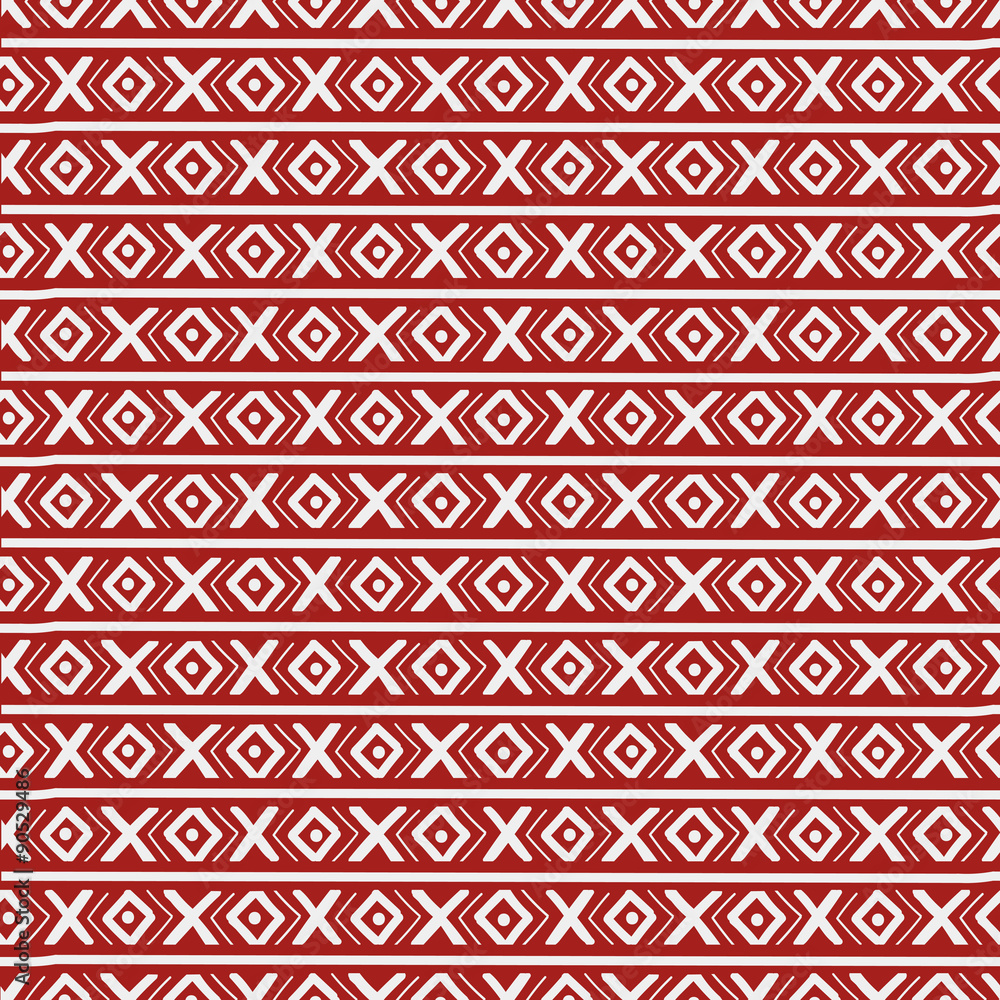 Red ethnic russian seamless pattern Red ethnic russian seamless pattern