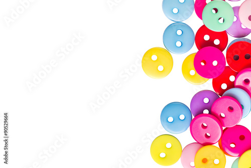 set of different colored buttons