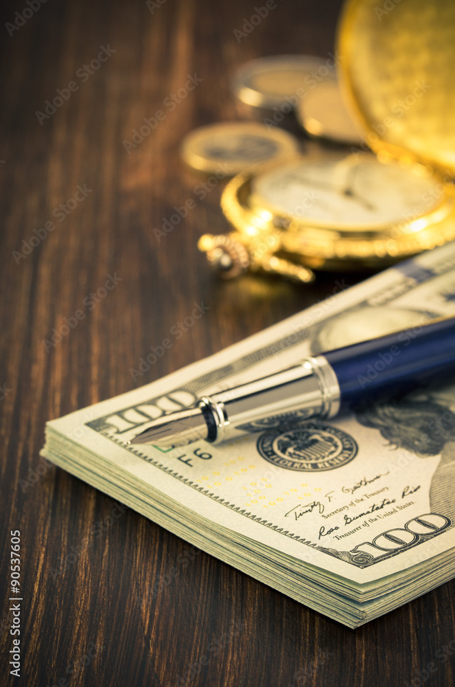 dollars money banknotes on wood dollars money banknotes on wood