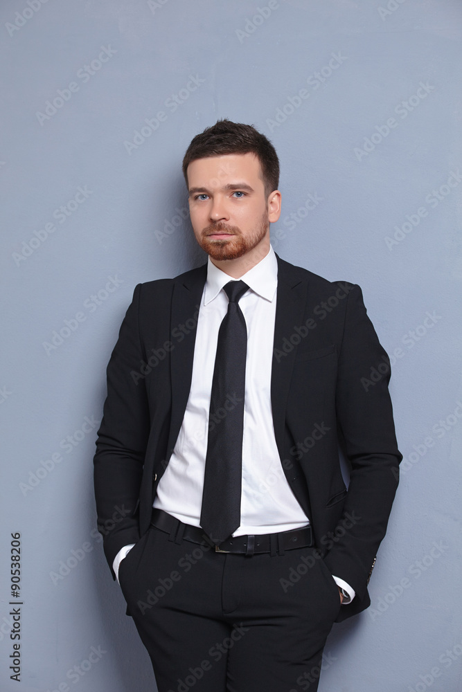 businessman in the studio businessman in the studio