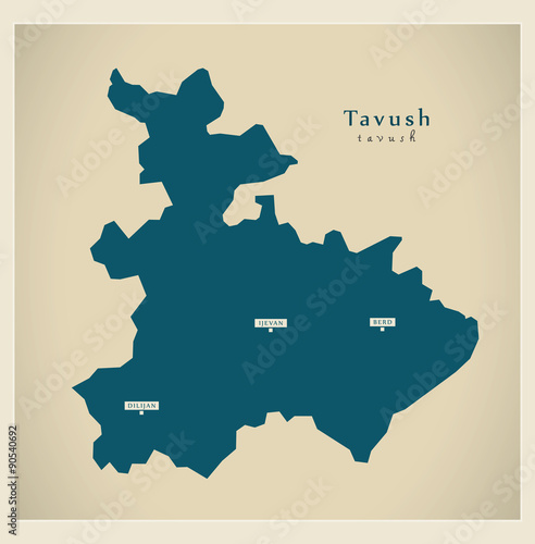 Modern Map - Tavush AM