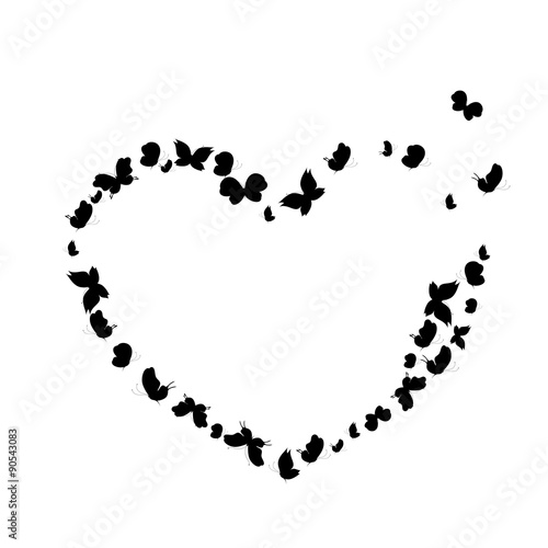Canvas Print butterflies design