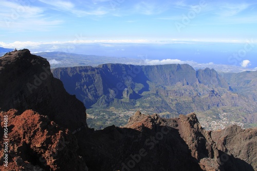 vue du sommet du piton des neiges, la Réunion