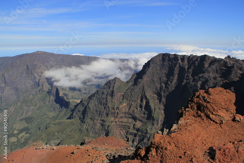 vue du sommet du piton des neiges, la Réunion