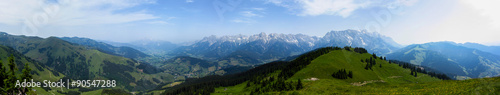 Panorama, Saalfelden und Maria Alm, Alpen
