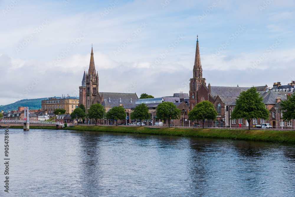 Inverness city view from the river side