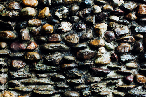 Obraz na płótnie Stone wall background w salonie