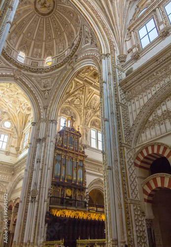 CORDOBA, SPAIN September 5, 2014: .Christian area is mixed