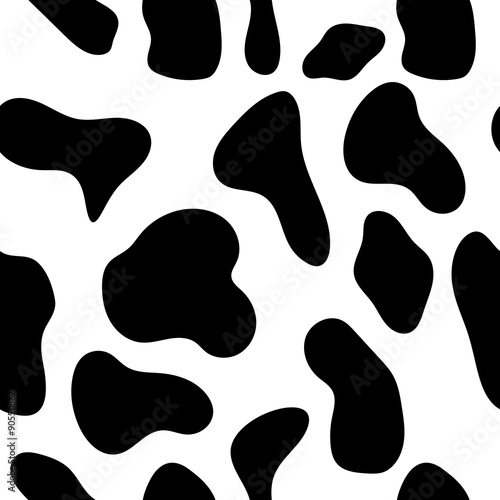 Seamless cow skin. © dandelionpromise