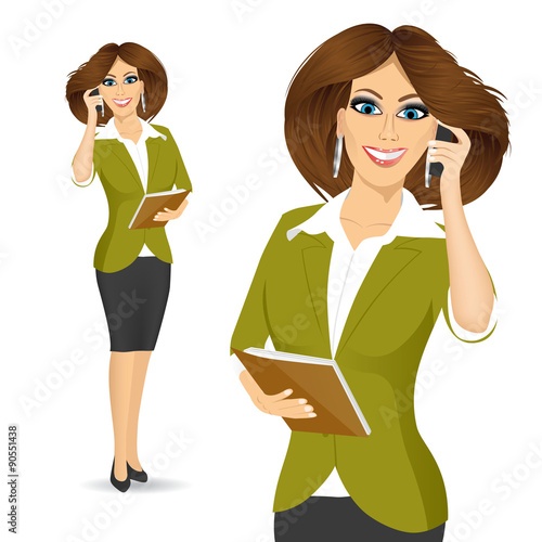 businesswoman talking on the phone