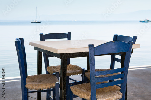 Greek tavern by the sea  Greece